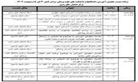 اعلام برنامه نشست معاونین آموزشی دانشگاهها در همایش آموزش پزشکی و جشنواره شهید مطهری سوم لغایت پنجم اردیبهشت ماه 1404